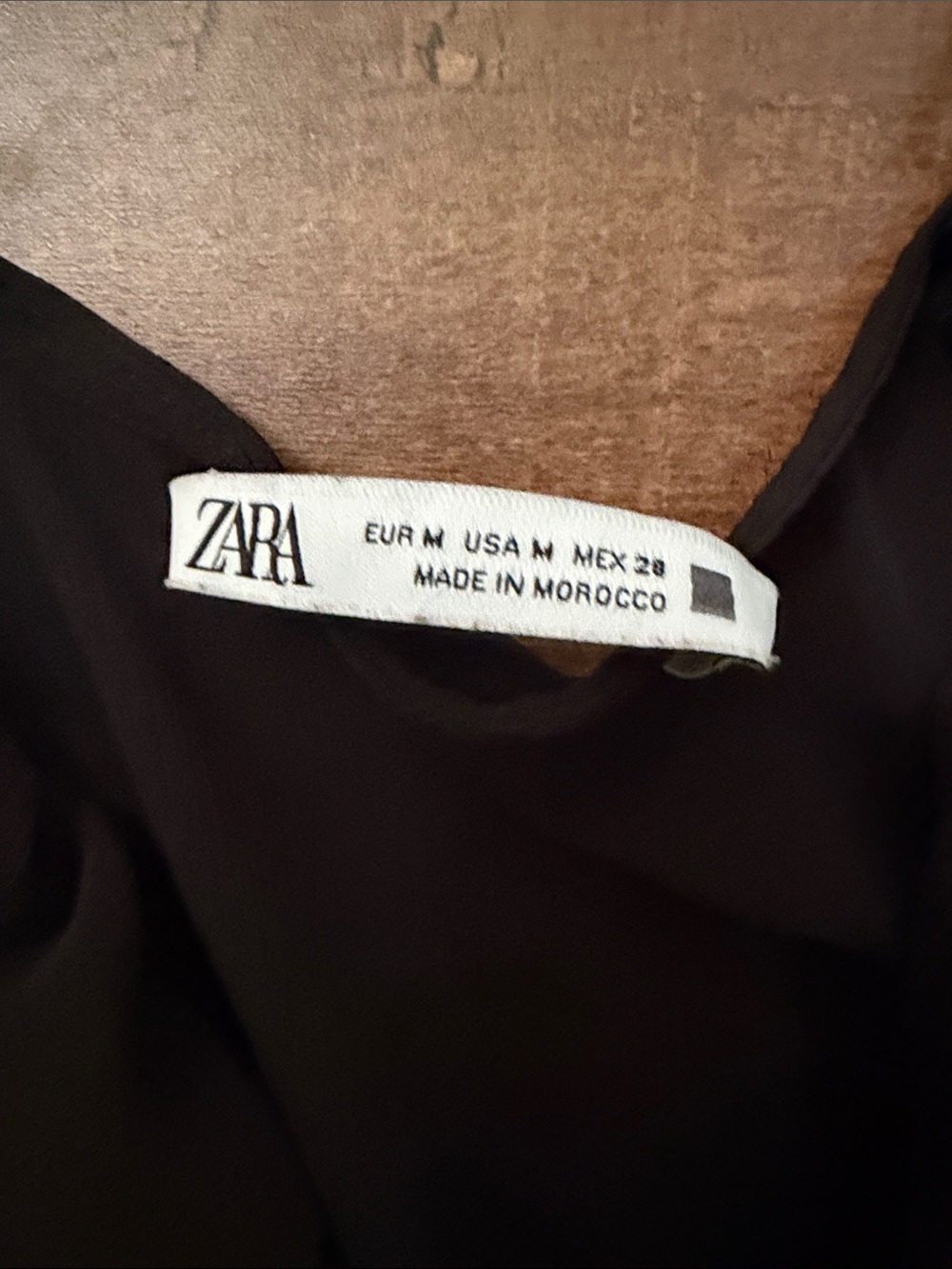 Zara Black Ruffle Mini Dress - Picture 2 of 6
